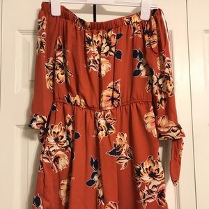 Off the Shoulder Romper